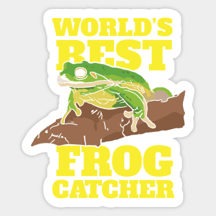 FROG: Frog Catcher Sticker